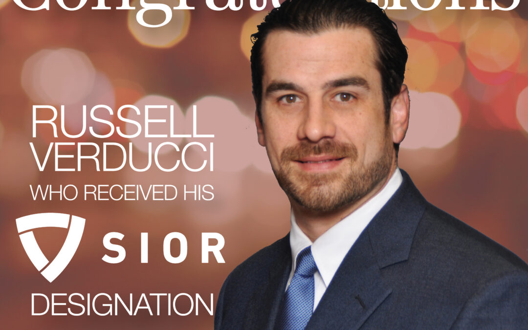 NAI James E. Hanson’s Verducci Earns SIOR Designation